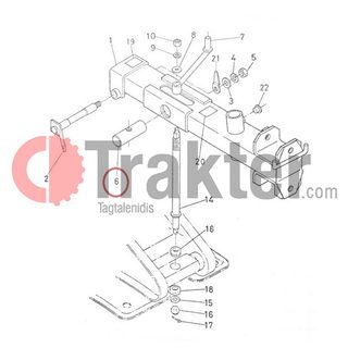 ΦΡΕΖΑΣ ΡΕΓΟΥΛΑ ΘΗΛΥΚΟ ΜΕ ΠΑΣΟ ORIGINAL KUBOTA 66592-34320