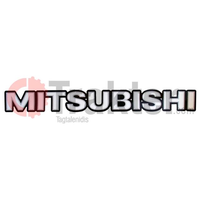 ΑΥΤΟΚΟΛΛΗΤΟ ΚΑΠΟ MITSUBISHI 40cm X 4,5cm