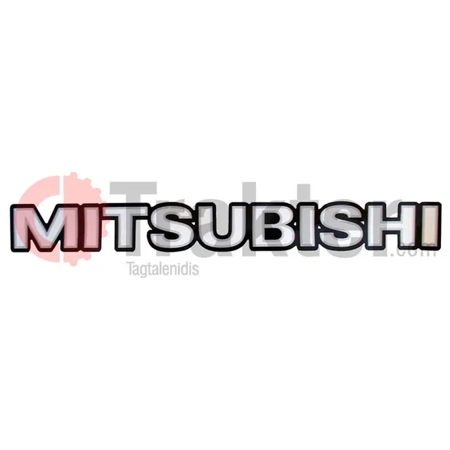 ΑΥΤΟΚΟΛΛΗΤΟ ΚΑΠΟ MITSUBISHI 40cm X 4,5cm
