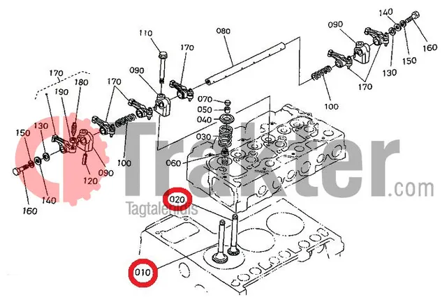 ΒΑΛΒΙΔΕΣ ΕΙΣΑΓΩΓΗΣ ΕΞΑΓΩΓΗΣ ΣΕΤ 16484-13110 OEM 1G897-13113 OEM 16415-13110 OEM 16415-13120 OEM 1G897-13120 OEM 1G897-13123 OEM
