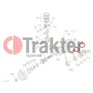 ΘΡΟΣ ΣΤΡΟΦΑΛΟΥ ΠΑΝΩ STANDARD ORIGINAL KUBOTA 15521-23530 15521-23531 15521-23533