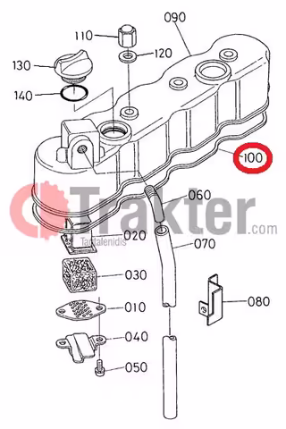 ΦΛΑΝΤΖΑ ΛΑΣΤΙΧΟ ΚΑΠΑΚΙ ΒΑΛΒΙΔΩΝ ORIGINAL KUBOTA 15442-14520 15442-14521