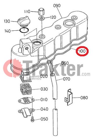 ΦΛΑΝΤΖΑ ΛΑΣΤΙΧΟ ΚΑΠΑΚΙ ΒΑΛΒΙΔΩΝ ORIGINAL KUBOTA 15442-14520 15442-14521