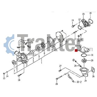 ΘΕΡΜΟΣΤΑΤΗ ΚΑΠΑΚΙ ORIGINAL ISEKI 6213-711-004-00