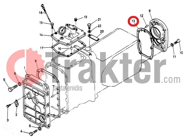 ΦΛΑΝΤΖΑ PTO ORIGINAL KUBOTA 66385-12220 67111-12220