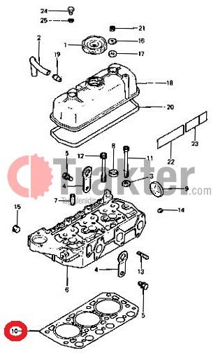 ΦΛΑΝΤΖΑ ΚΕΦΑΛΗΣ ΓΡΑΦΙΤΗΣ 5650-040-845-20 OEM - Εικόνα 1