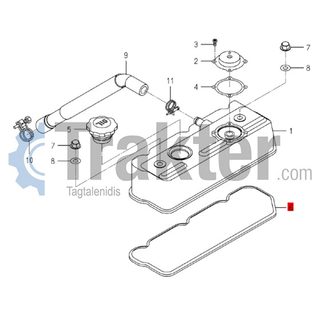 ΦΛΑΝΤΖΑ ΛΑΣΤΙΧΟ ΨΕΥΔΟΚΑΠΑΚΟ ORIGINAL ISEKI 6211-173-005-00