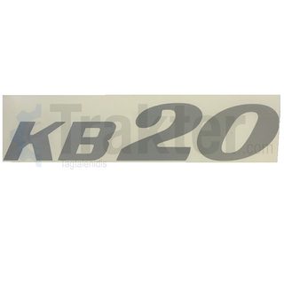 STICKER BONNET 1 ITEM KUBOTA KB20 23X5
