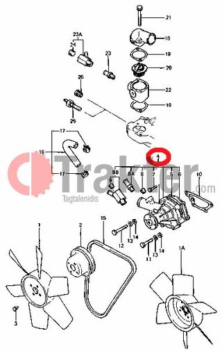 ΑΝΤΛΙΑ ΝΕΡΟΥ ΜΕ ΦΛΑΝΤΖΑ 5650-040-930-20 OEM