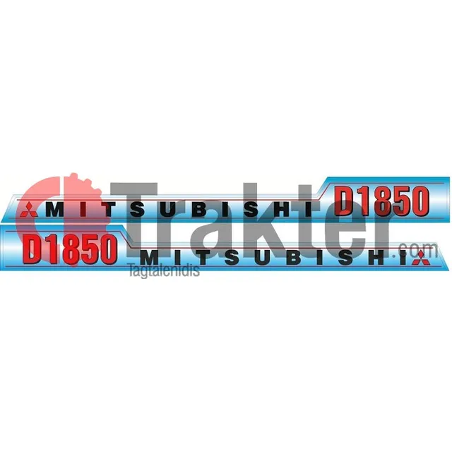 ΑΥΤΟΚΟΛΛΗΤΑ ΚΑΠΟ ΖΕΥΓΑΡΙ MITSUBISHI D1850
