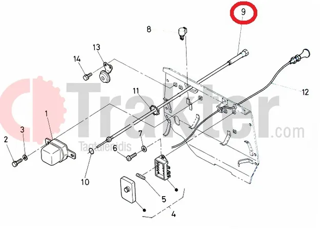 ΝΤΙΖΑ ΣΤΡΟΦΟΜΕΤΡΟΥ 120cm 38240-34657 OEM 38240-34655 OEM 38240-34650 OEM 35300-34650 OEM