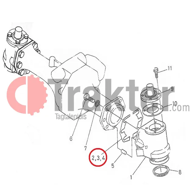 ΦΛΑΝΤΖΑ ΠΑΜΦΙΛΑ ΤΡΟΧΟΥ 0,3 ORIGINAL KUBOTA 67121-56230