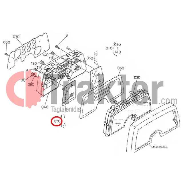 ΣΤΡΟΦΟΜΕΤΡΟ ORIGINAL KUBOTA 6a100-30210