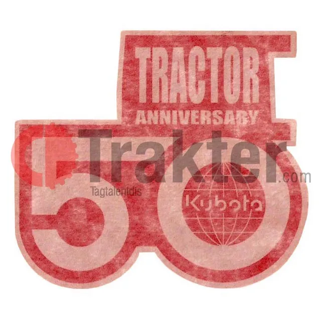 ΑΥΤΟΚΟΛΛΗΤΟ 50 ΧΡΟΝΙΑ ΤΡΑΚΤΕΡ ORIGINAL KUBOTA t1830-49700