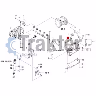 ΡΕΖΕΡΒΟΥΑΡ ΣΙΤΑ ORIGINAL ISEKI 1807-111-001-00