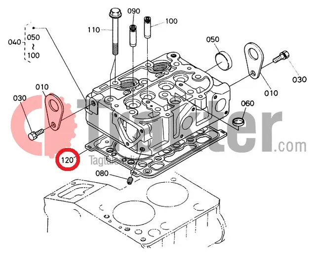 ΦΛΑΝΤΖΑ ΚΕΦΑΛΗΣ ORIGINAL KUBOTA 16851-03310