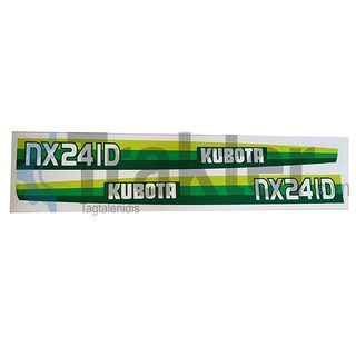 ΑΥΤΟΚΟΛΛΗΤΑ ΚΑΠΟ ΖΕΥΓΑΡΙ KUBOTA NX241D