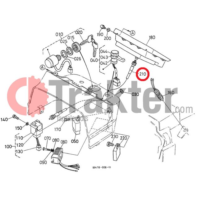 ΝΤΙΖΑ ΣΤΡΟΦΟΜΕΤΡΟΥ ORIGINAL KUBOTA 66416-55310