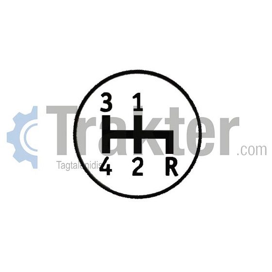 STICKER MARK SHIFT PTO 34073-24890 OEM - Image 1
