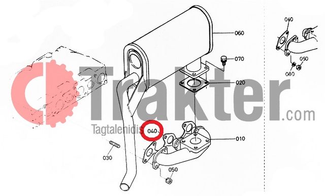 GASKET  EXHAUST MANIFOLD 15313-12350 OEM
