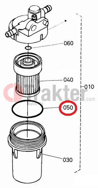 ΦΙΛΤΡΟΥ ΠΕΤΡΕΛΑΙΟΥ ΠΟΤΗΡΑΚΙ ΟΡΙΝΚ ORIGINAL KUBOTA 6a320-59940