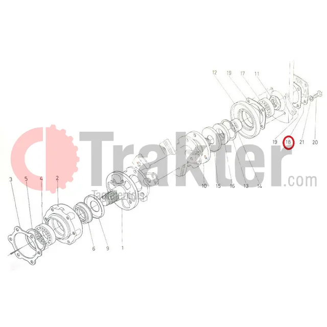 ΦΡΕΖΑΣ ΜΟΥΑΓΙΕ ΚΑΠΑΚΙ ORIGINAL KUBOTA 70436-75240 70416-55242